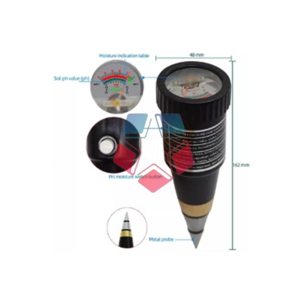 PH Meter Itron NIAS 3 Phase DC/Tiga Fase Soil PH Moisture Meter